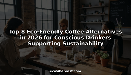 Conscious drinkers sharing eco-friendly coffee alternatives