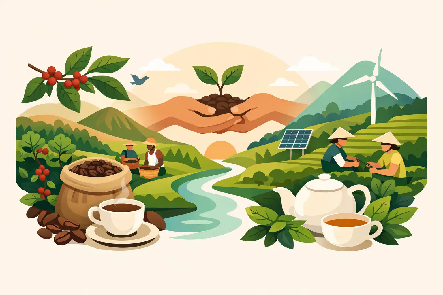 Sustainable Sourcing for Better Coffee and Tea