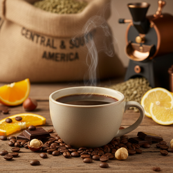 House Blend Coffee smooth medium roast with nutty sweetness and chocolate undertones