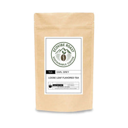 EcoVibe Roast Earl Grey loose leaf flavored tea bag with Ceylon OP and bergamot oil
