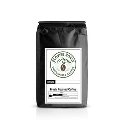 S'mores Flavored Coffee medium roast coffee beans with milk chocolate, toasted marshmallow, and graham cracker notes in eco-friendly packaging